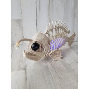 Anglerfish light up scary deep sea Halloween fish prop decor unique